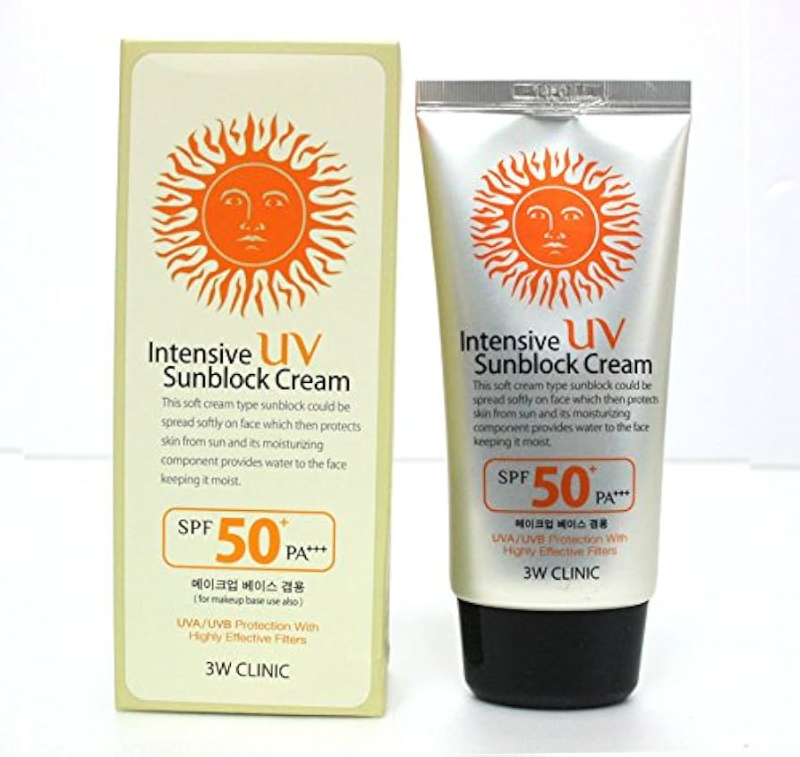 3W Clinic Intensive UV Sunblock Cream SPF 50+PA+++ (70ml)