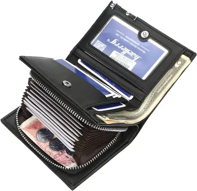 Baellerry Men’s Multifunctional PU Leather Card Holder Wallet