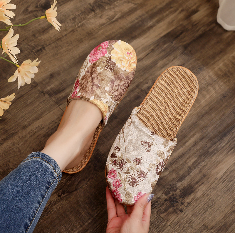 Indoor Cotton and Linen Slippers