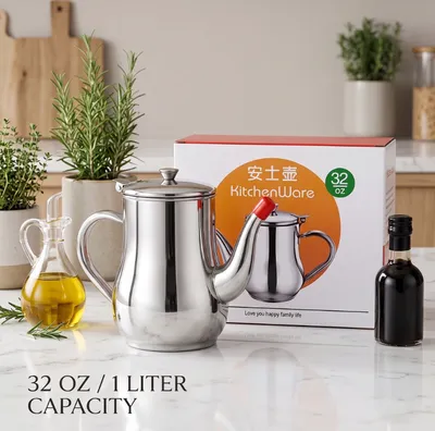 Smart Oil Filter Jug - Multipurpose Oil Strainer Pot-1000ml