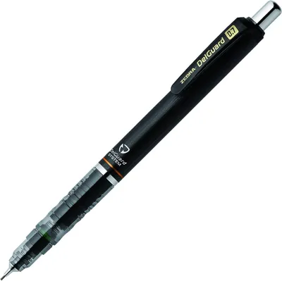 ZEBRA Unbreakable Mechanical Pencil DelGuard 0.7mm Black