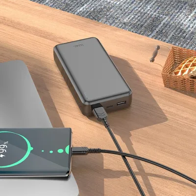 J100A High-ranking 20000mAh Power Bank | Fast 5V/2.1A Output with Type-C/Micro Input