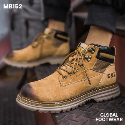 New Frosted Genuine Leather Men's Outdoor Martin Boots