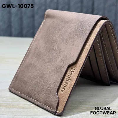 MenBense men's frosted high quality pu wallet