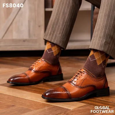 Brogue Men's Carved Genuine Leather Formal Shoes