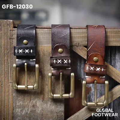 Men's Genuine Leather Handmade Thickened Belt
