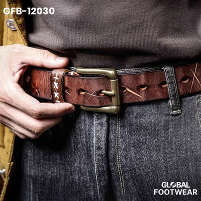 Men's Genuine Leather Handmade Thickened Belt
