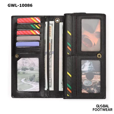 Genuine Leather Men's Rfid Clutch Bag