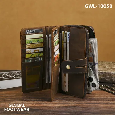 Men's Multi-Card Large Capacity Hand Latte Bracelet Wallet