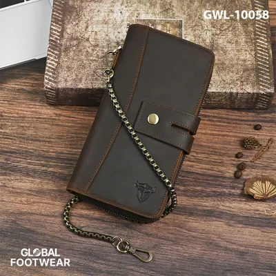 Men's Multi-Card Large Capacity Hand Latte Bracelet Wallet