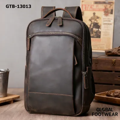 Genuine Leather Men's  Large Capacity Outdoor Travel Bag