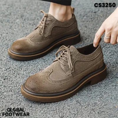 Genuine Leather Men's Carved Handmade Shoes