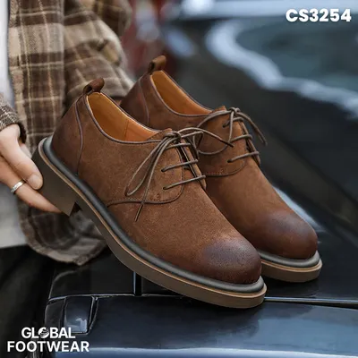Men's British Retro Suede Low-Top Casual Shoes