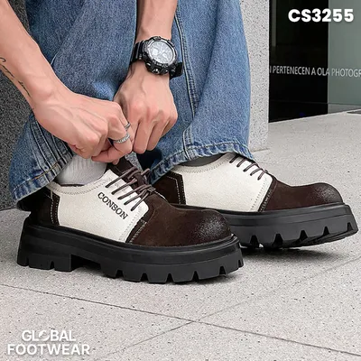 Men's Leather British casual leather shoes