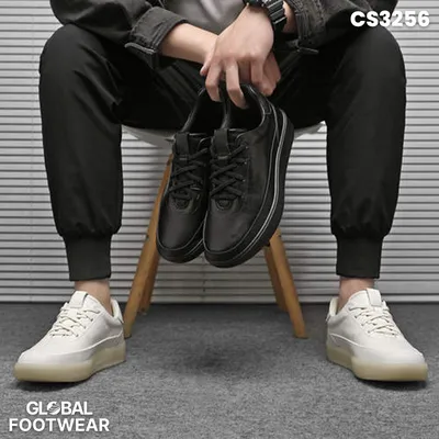Men's Soft Leather Breathable Sports Shoes
