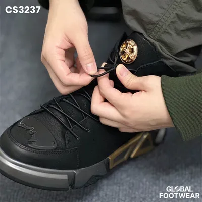 Thick Soles Leather Men's  Casual Trendy Shoes