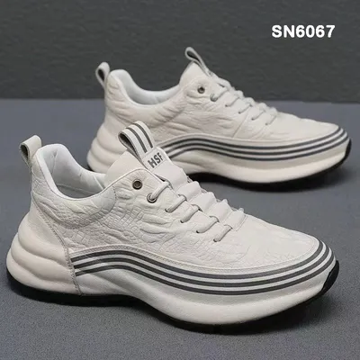 Genuine Leather Premium Breathable Sneakers