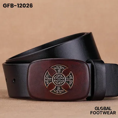 First layer cowhide fashion Men's buckle belt