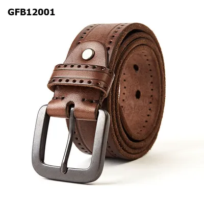 Business First layer cowhid Men's leather belt 