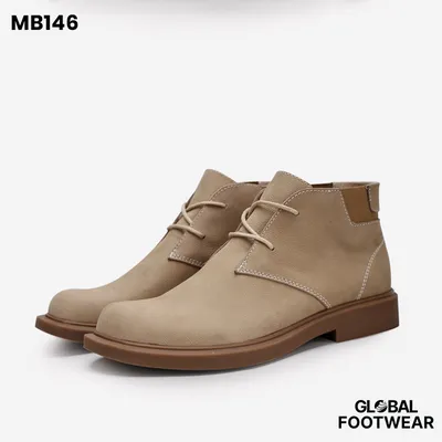 Genuine Leather Mid-Top Leather Retro Martin Boots