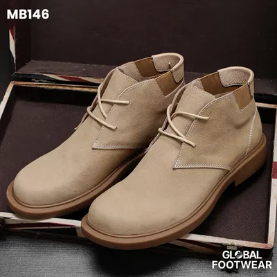 Genuine Leather Mid-Top Leather Retro Martin Boots