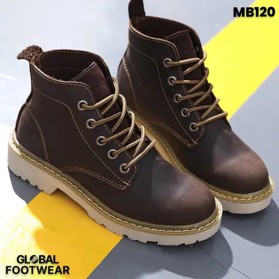 Martens Trend Genuine Leather Denim Low Boots