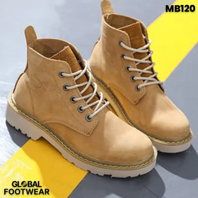 Martens Trend Genuine Leather Denim Low Boots