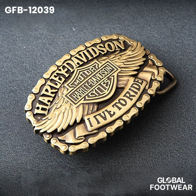 Belt Buckle  Motorcycle Plate Style