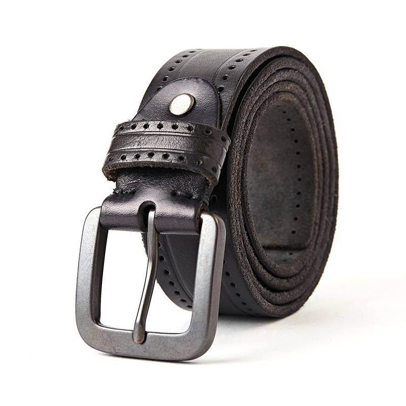 Business First layer cowhid Men's leather belt 