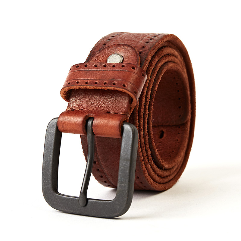 Business First layer cowhid Men's leather belt 