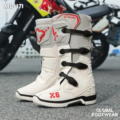 Jg Wolves Men's Anti-Fall Rider Bike Boots