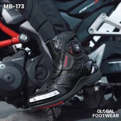 Anti fall wear resistant racing bike boots