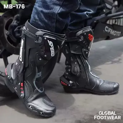 Windproof Anti Fall Anti Slip Pro Biker  Riding Boots