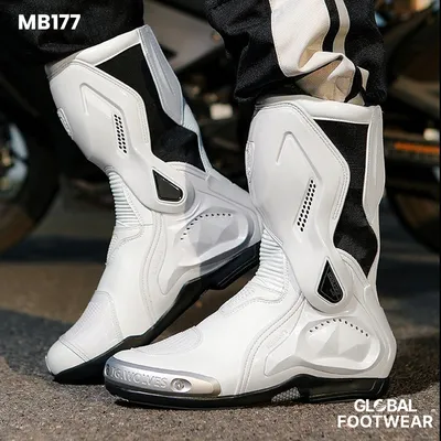 Nine Wolf Protective Titanium Alloy Bike Riding Boots