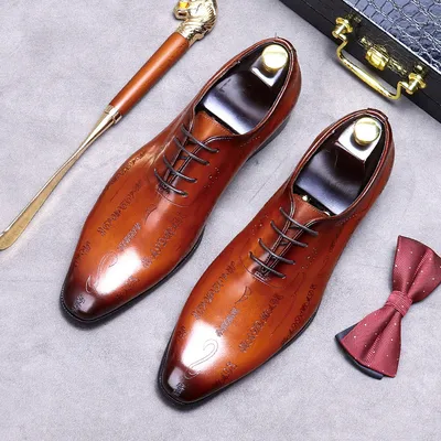 Men's Business British Style Trendy Formal Shoes 