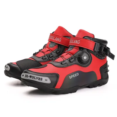 Men's Jg Wolves Jiugan Wolf Motorcycle Boots