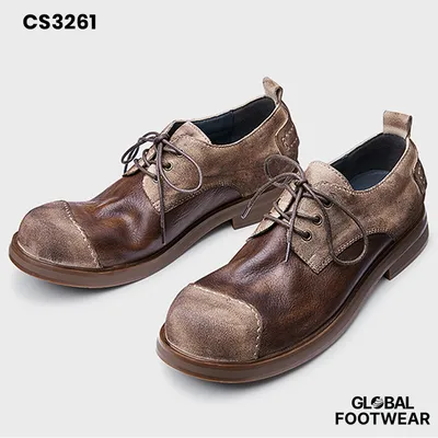 Men's British Style Handmade Genuine Leather Casual Shoes