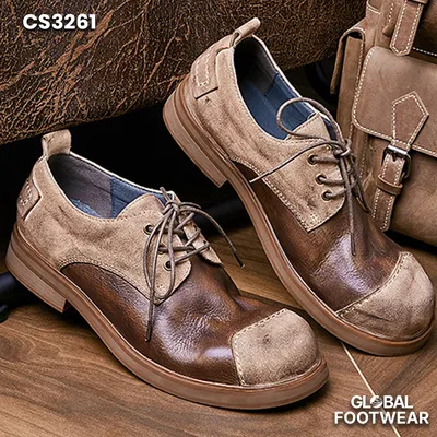 Men's British Style Handmade Genuine Leather Casual Shoes
