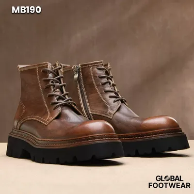 Men's Retro Genuine Leather Martin Boots