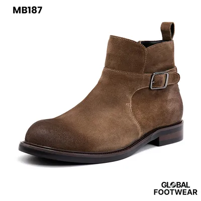 Men's Retro Suede Ankle Martin Boots