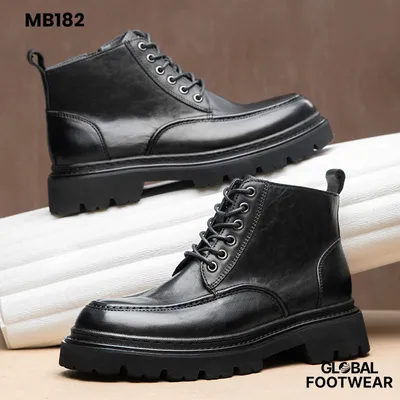 Retro British Genuine Leather Martin Boots