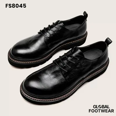 Men's Genuine Cowhide Retro Business Formal Shoes