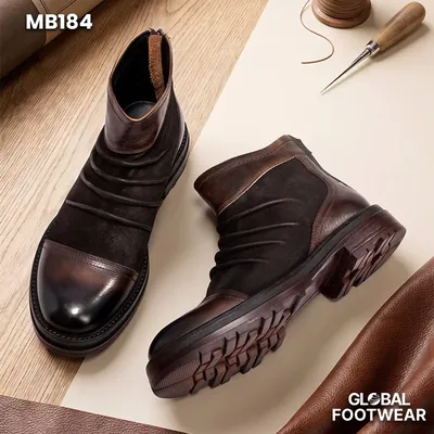 Men's Genuine Leather British Martin Boots