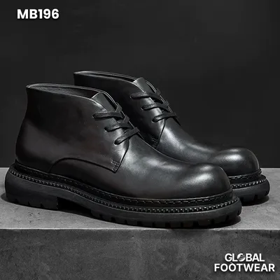 Men's Vintage British Genuine Leather Martin Boots