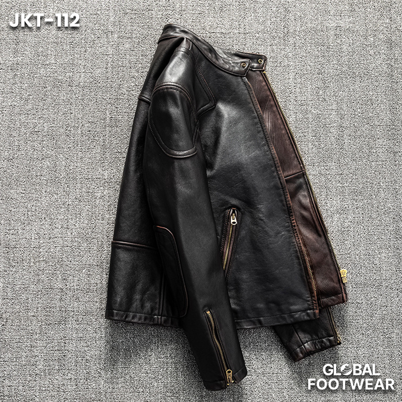 Men's Genuine Horsehide Motorcycle Leather Jacket