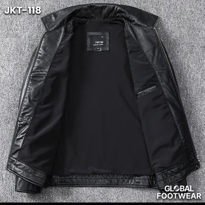 Men’s Genuine Leather Classic Sheepskin Jacket