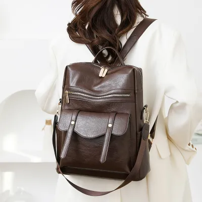 Soft Leather Backpack