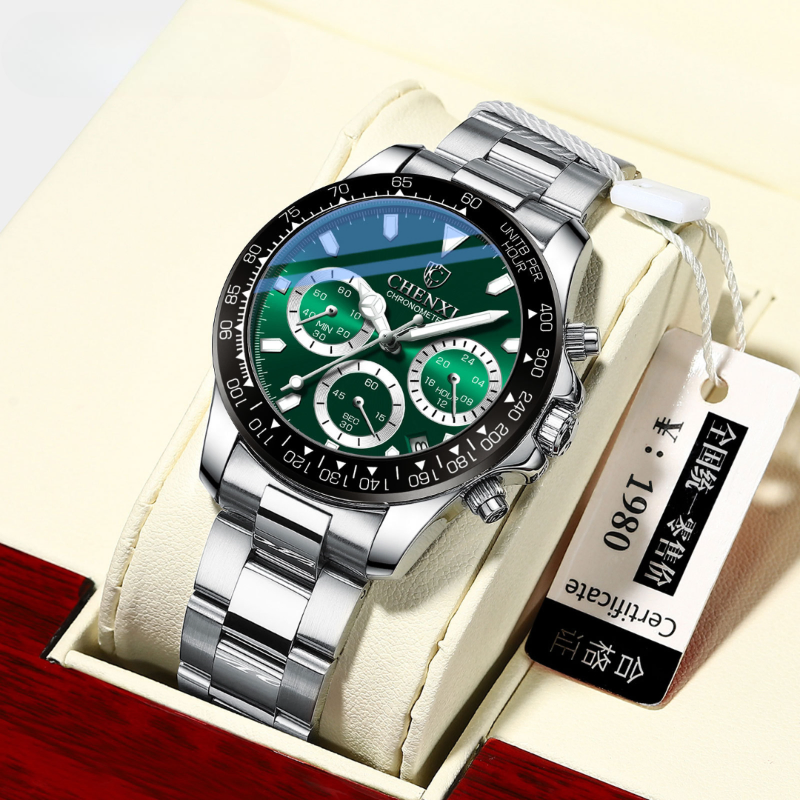 Decorative Calendar Quartz Watch