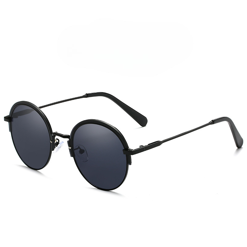 Round Frame Metal Sunglasses