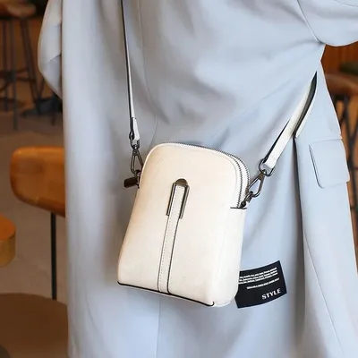 Oil Wax Leather Shoulder Bag